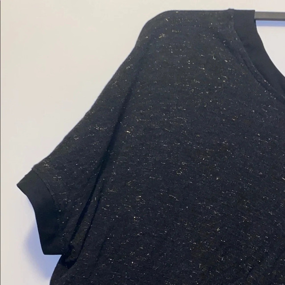 Sanctuary black high low short sleeve Top L - Picture 8 of 13